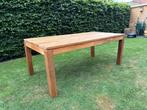 Robuuste Teakhouten Eettafel, Huis en Inrichting, Ophalen, Gebruikt, 100 tot 150 cm, Teakhout