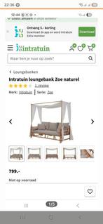 Intratuin Zoe Loungeset - Natuurlijk & Comfortabel, Ophalen, 3 zitplaatsen, Aluminium, Zo goed als nieuw