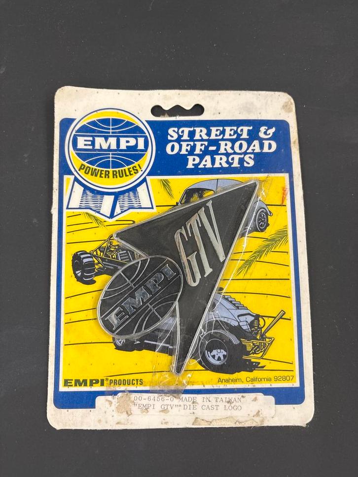 EMPI GTV Die Cast Logo - Nieuw in Verpakking, Auto-onderdelen, Overige Auto-onderdelen, Volkswagen, Nieuw, Verzenden