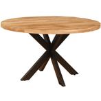Nieuwe Ronde Mangohouten Eettafel - 120cm, Huis en Inrichting, Tafels | Eettafels, Ophalen, 50 tot 100 cm, 100 tot 150 cm, Rond