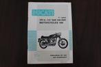Ducati 250cc OHC 5 speed 1966 owner's maintenance manual, Motoren, Handleidingen en Instructieboekjes, Ducati