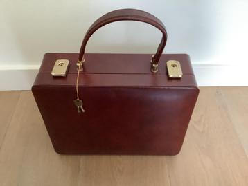 Beautycase / toilettas  leer/slot beschikbaar voor biedingen