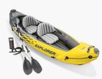 Intex Explorer K2 Kajak - 2 persoons, Ophalen, Opblaasbaar, Zo goed als nieuw, 2-persoons