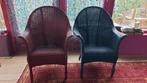 2 stevige originele lloyd loom stoelen, Huis en Inrichting, Fauteuils, Ophalen, Gebruikt, 50 tot 75 cm