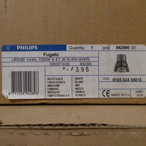 Philips Fugato LBS250 | verlichtingsarmatuur | NIEUW, Huis en Inrichting, Lampen | Spots, Nieuw, Inbouw, Ophalen of Verzenden