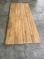 Teak Tafelblad 240x100cm, Ophalen, Gebruikt, 100 tot 150 cm, Teakhout