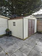 Kunststof tuinhuis - 3,40 x 2,40 m - Goede staat, Tuin en Terras, Bergingen en Tuinkasten, Ophalen, Gebruikt, Kunststof, Overige typen