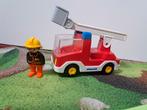 PLAYMOBIL 1.2.3 Brandweerwagen - Compleet!, Ophalen, Zo goed als nieuw, Complete set
