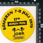 Sticker: Kennedymars 1979 - 17e - Someren, Verzenden, Zo goed als nieuw, Sport