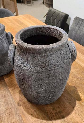 Showroommodel keramische potten | grijs/blauw |  beschikbaar voor biedingen