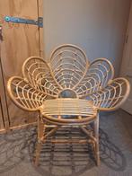 Rotan Lotus Kuipstoel - Vintage Stijl, Huis en Inrichting, Stoelen, Ophalen, Gebruikt, Bruin, Riet of Rotan
