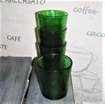 Arcoroc Sierra glazen groen 4 stuks, Glas, Overige stijlen, Glas of Glazen, Gebruikt