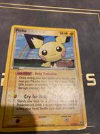 Pichu Holo Stamped - Power Keepers, Ophalen of Verzenden, Gebruikt, Losse kaart, Foil