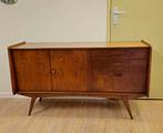 Vintage Teak Fineer Dressoir Lowboard Kast Kastje, Ophalen, Huis en Inrichting