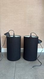 Zwarte lampen kappen, Huis en Inrichting, Ophalen, Zo goed als nieuw, Rond