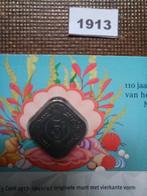 2023 Coincard Vierkante Stuiver 1913., Ophalen of Verzenden, Koningin Wilhelmina, 5 cent, Setje