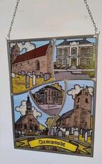 Glas in lood raam hanger Damwoude h31cm x b23cm, Ophalen