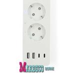 SmartLife Stekkerdoos, Contactdoos, 4x plug, 2x USB-A, USB-C, Nedis SmartLife, Nieuw, Info@marbeco.nl, Stopcontact