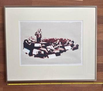 Kunstwerk 82x66,5 cm beschikbaar voor biedingen