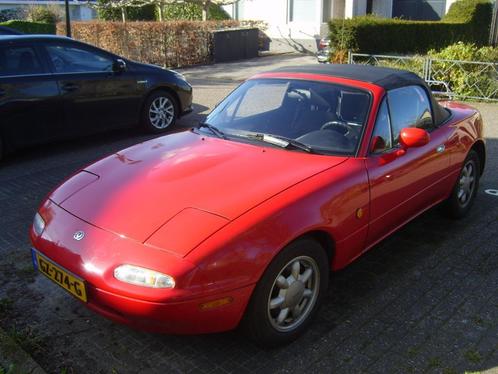 Mazda MX-5 1.6 I 1996 Rood, Auto's, Mazda, Particulier, MX-5, ABS, Airbags, Elektrische achterklep, Electronic Stability Program (ESP)