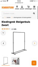 Kledingrek Steigerbuis Zwart, Zo goed als nieuw, Ophalen