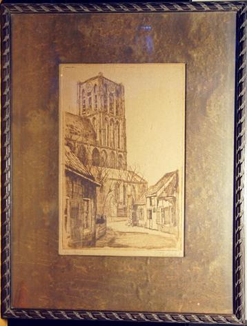 Litho Sint-Catharijnekerk Brielle beschikbaar voor biedingen