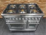 🔥Luxe Boretti Majestic Fornuis 100cm RVS 2 ovens 6 pits, Witgoed en Apparatuur, Fornuizen, Niet ingevuld, 60 cm of meer, Niet ingevuld