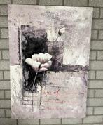 Prachtig schilderij canvasdoek flower, Antiek en Kunst, Ophalen