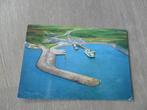 Texel, aankomst veerboot, luchtfoto 1973, Verzamelen, Verzenden, 1960 tot 1980, Gelopen, Waddeneilanden