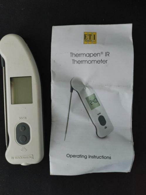 Thermapen IR Wit BBQ vleesthermometer+ infrarood thermometer, Tuin en Terras, Barbecue-accessoires, Zo goed als nieuw, Ophalen
