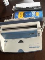 Inbindmachine Fellowes met rugspiralen - Zo goed als nieuw!, Ophalen of Verzenden, Gebruikt