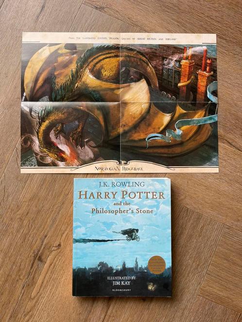 Harry Potter and the Philosopher’s Stone - Jim Kay paperback, Boeken, Fantasy, Zo goed als nieuw, Ophalen of Verzenden