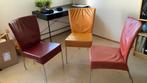 Spica eetkamerstoelen van Montis. 35 euro per stoel, Huis en Inrichting, Stoelen, Ophalen, Gebruikt, Overige kleuren, Leer
