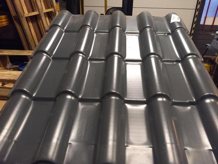 FAILLISSEMENTSPARTIJ KUNSTSTOF DAKPANPLATEN +/- 92x78 cm, Doe-het-zelf en Verbouw, Dakpannen en Dakbedekking, Nieuw, Dakplaat of Dakpanplaat