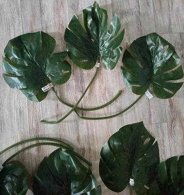 8 IKEA Smycka Kunstplant Blad Monstera beschikbaar voor biedingen