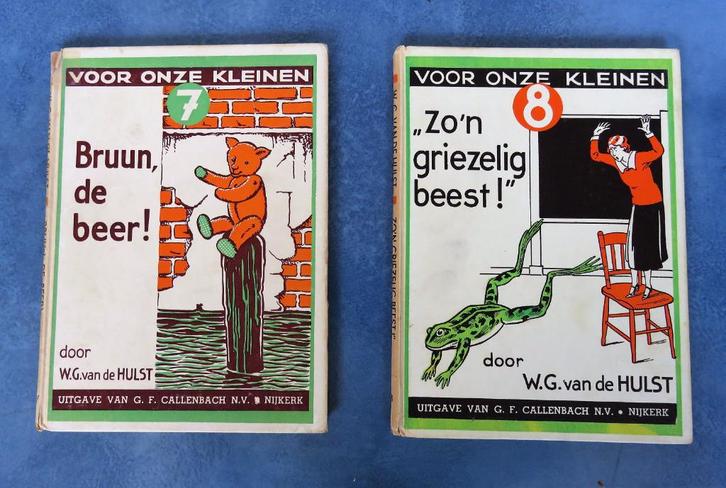 W.G. van de Hulst, voor onze kleinen delen 7 en 8., Boeken, Kinderboeken | Jeugd | onder 10 jaar, Gelezen, Fictie algemeen, Ophalen of Verzenden