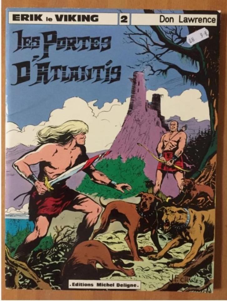 Don Lawrence Erik the Viking - Portes D'Atlantis  1979, Boeken, Stripboeken, Gelezen, Eén stripboek, Verzenden