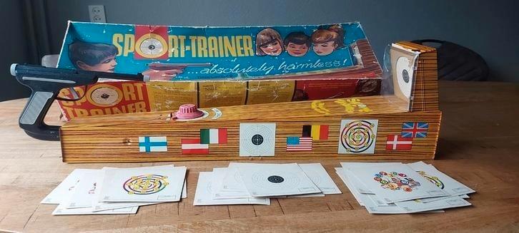 Vintage schietspel / merk Technofix, Antiek en Kunst, Antiek | Speelgoed, Ophalen of Verzenden