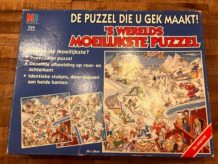 De Moeilijkste Puzzel Ter Wereld!, Hobby en Vrije tijd, Denksport en Puzzels, Gebruikt, Legpuzzel, 500 t/m 1500 stukjes, Ophalen of Verzenden