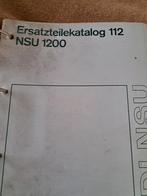 NSU 1200 Onderdelen Catalogus, Ophalen of Verzenden, Gebruikt, Oldtimer onderdelen