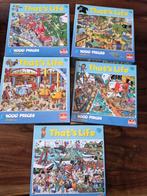 5 That's Life puzzels,  1000 stukjes, Hobby en Vrije tijd, Denksport en Puzzels, Ophalen of Verzenden, 500 t/m 1500 stukjes, Zo goed als nieuw