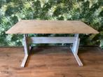 Verstelbaar bureau - Lifetime kwaliteit, Eenpersoons, Ophalen of Verzenden, Zo goed als nieuw, 90 cm