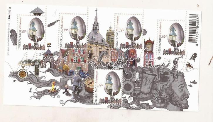 Postzegelvelletje Mooi Nederland Schoonhoven Postfris Pracht, Postzegels en Munten, Postzegels | Nederland, Ophalen of Verzenden