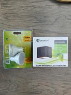 Diamant wandlamp gu10 met lamp, Minder dan 50 watt, Wandlamp, Aluminium, Ophalen of Verzenden