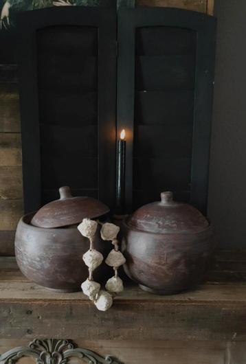 Sobere/brocante zwarte dubbel luik/kamerscherm beschikbaar voor biedingen