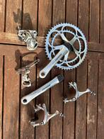Campagnolo  onderdelen, crankstel, voor en achterderailleur, Fietsen en Brommers, Fietsonderdelen, Ophalen, Zo goed als nieuw