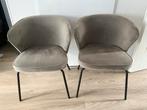 4 BePureHome Velvet Eetkamerstoelen - Kakhi, Huis en Inrichting, Stoelen, Ophalen, Overige kleuren, Stof, Vier
