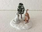 Disney aristocats - beeldje - kerstdorp, Ophalen, Zo goed als nieuw, Beeldje of Figuurtje