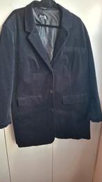 Nieuwe corduroy zwarte blazer, geheel gevoerd, maat 54., Zwart, Nieuw, Ophalen of Verzenden, Jasje of Colbert