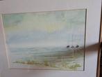 Aquarel gesigneerd, Ophalen of Verzenden